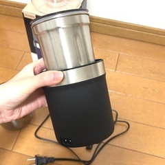 電動　ステンレス製　コーヒーミル　グラインダーの画像