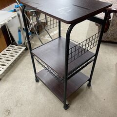 リサイクルショップどりーむ天保山店　No5034 ラック　キャスター付き♪　キッチン収納　あったら便利♪　の画像