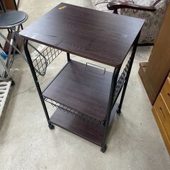 リサイクルショップどりーむ天保山店　No5034 ラック　キャスター付き♪　キッチン収納　あったら便利♪　の画像