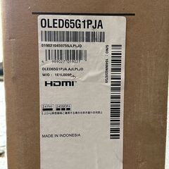 【店頭展示品】LG OLED65G1PJA 65インチ  店頭展示品 高画質4K OLED Evoパネル 付属品完備 壁掛け対応モデルの画像