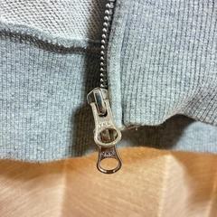 【福岡市/春日市】GU スウェット フルジップ パーカー L 杢グレー 裏毛 綿混 YKKファスナ【現金・ネット決済可】の画像