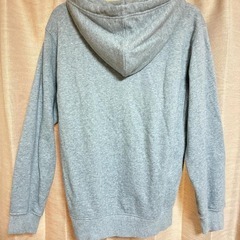 【福岡市/春日市】GU スウェット フルジップ パーカー L 杢グレー 裏毛 綿混 YKKファスナ【現金・ネット決済可】の画像