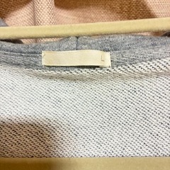 【福岡市/春日市】GU スウェット フルジップ パーカー L 杢グレー 裏毛 綿混 YKKファスナ【現金・ネット決済可】の画像