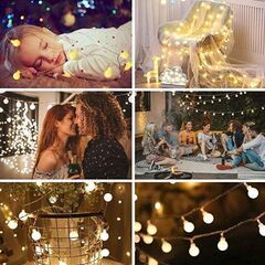 LED イルミネーションライト LEDストリングスライト 100球 10m　管理番号:M191021_003の画像