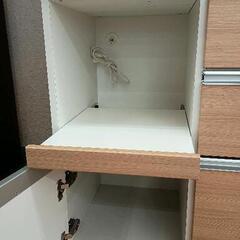 1128-017 ★リユースのサカイ春日部店★ 松田家具 レンジボード ホワイトの画像