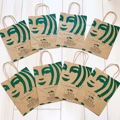 スターバックス　スタバ　Starbucks 紙袋　ショップ袋　ショッパーの画像