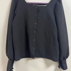 【earth music&ecology】ブラウス ブラックの画像