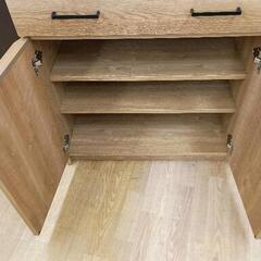 1128-021 ★リユースのサカイ春日部店★ unico ウニコ 食器棚 ブラウンの画像