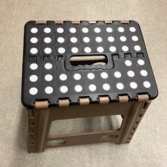  M2511-489 折りたたみステップ ブラウン キズ汚れ有りの画像