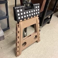  M2511-489 折りたたみステップ ブラウン キズ汚れ有りの画像