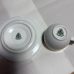 ベトナム　ミンロン社製　デミタスカップ＆ソーサーの画像