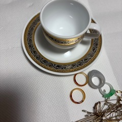 ベトナム　ミンロン社製　デミタスカップ＆ソーサーの画像