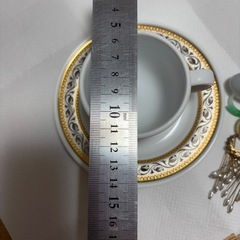ベトナム　ミンロン社製　デミタスカップ＆ソーサーの画像