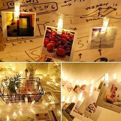 クリスマスにぴったりのクリップライト　イルミネーション　管理番号:M2019_1013_hima＿002Ｂの画像