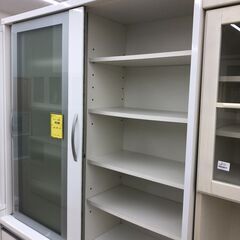 【ジャングルジャングル和歌山店】【Wa3373】レンジボード ホワイト 松田家具 リユースショップ リサイクルショップ 中古家具 中古家電 中古自転車 古着 冷蔵庫の画像