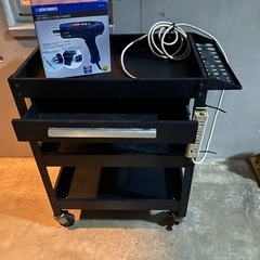 工具箱ワゴン、ヒートガンセット中古の画像