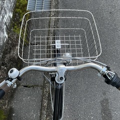 ＜整備済・美品車＞シティサイクル・27インチ自転車・外装6段変速 LEDオートライト・ブラックの画像