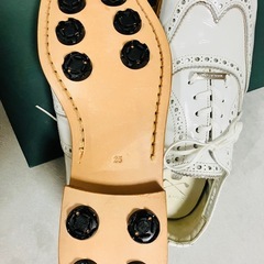 ゴルフシューズ　室内１度使用MARK&LONA　 25㎝　の画像