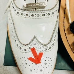 ゴルフシューズ　室内１度使用MARK&LONA　 25㎝　の画像