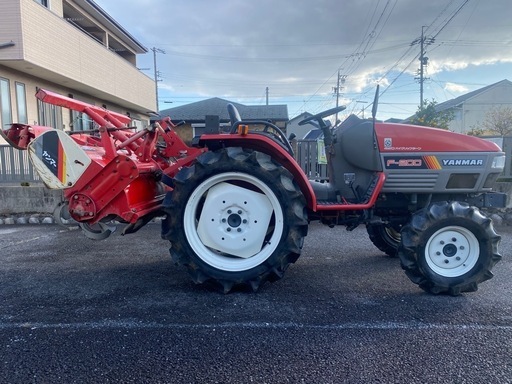 ヤンマー トラクター F-200 20馬力 ディーゼル 4WD 時間641h 深浅回動ロータリーRSB1403 美品【愛知県一宮市引取限定】