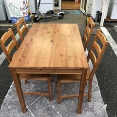 ダイニングセット イケア HÄGERNÄS ヘーゲルネス イス4脚 118×74×73 参考価格26,990円【送料に設置費込】💳自社配送時🌟代引き可💳※現金、クレジット、スマホ決済対応※の画像