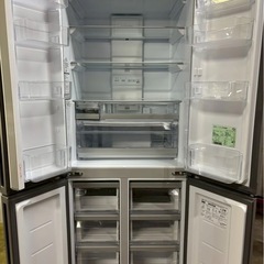 【月末最終セール】【12ヶ月保証】AQUA 4ドア冷蔵庫 AQR-TZ42N 2023年製420L 観音開きの画像