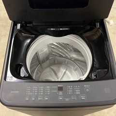 アイリスオーヤマ.洗濯機.マッドブラックの画像