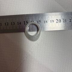 ヒスイ調リング　13〜14号か？写真でリング棒確認要の画像