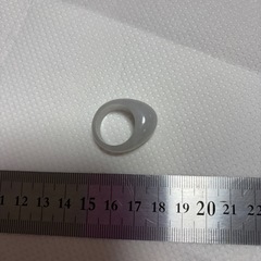 ヒスイ調リング　13〜14号か？写真でリング棒確認要の画像