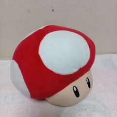 スーパーマリオブラザーズ　特大マリオ＆特大ヨッシー＆きのこぬいぐるみの画像