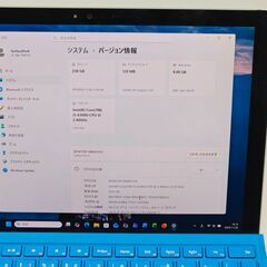 美品★ 12.3 マイクロソフト 2in1 タブレットPC Surface Pro 4 1724 Core i5-6300U windows11 pro 8GB SSD256GB  カメラあり オフィス (C311)の画像