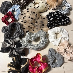 シュシュ18点ほぼ未使用の画像