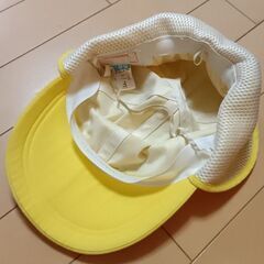 幼稚園帽子　Lサイズ　黄色　KIRINJI（引取限定）の画像