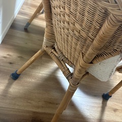 IKEA ラタンチェア　2つペアセットの画像