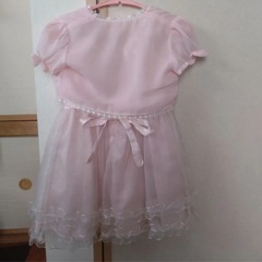 薄ピンク　ドレス　90 95の画像