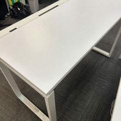 再入荷❗️残り3台 早い者勝ち❗️PLENO オフィスデスク 平机 ホワイト 美品 Ceha チェハ  PLENOデスクシリーズ  デスクワゴンセットの画像