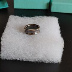 TIFFANY&Co 1837シルバーリング サイズ：6号  保存ポーチあり 箱ありの画像