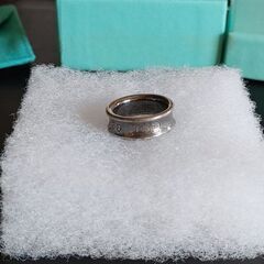 TIFFANY&Co 1837シルバーリング サイズ：6号  保存ポーチあり 箱ありの画像