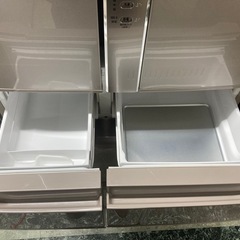 HITACHI 日立　自動製氷付き　5ドア冷蔵庫　R-F48HG  中古　リサイクルショップ宮崎屋　住吉店25.11.28の画像