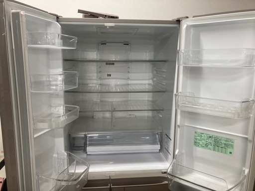 HITACHI 日立　自動製氷付き　5ドア冷蔵庫　R-F48HG  中古　リサイクルショップ宮崎屋　住吉店25.11.28 HITACHI 日立 自動製氷付き 5ドア冷蔵庫 R-F48HG リサイクルショップ