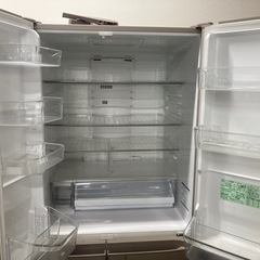 HITACHI 日立　自動製氷付き　5ドア冷蔵庫　R-F48HG  中古　リサイクルショップ宮崎屋　住吉店25.11.28の画像