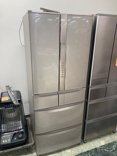 HITACHI 日立　自動製氷付き　5ドア冷蔵庫　R-F48HG  中古　リサイクルショップ宮崎屋　住吉店25.11.28