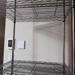 スチールラック  高さ2メートル超え 板9枚 収納の画像