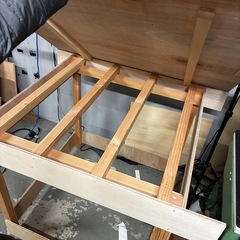 DIY 落語の舞台　作業テーブルの画像