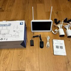 wifi防犯カメラ（モニター画面付き）の画像