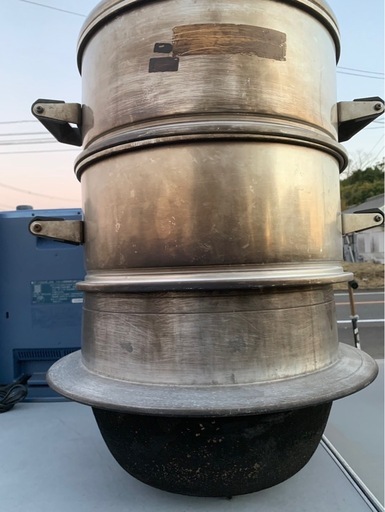 アルミ2段蒸し器