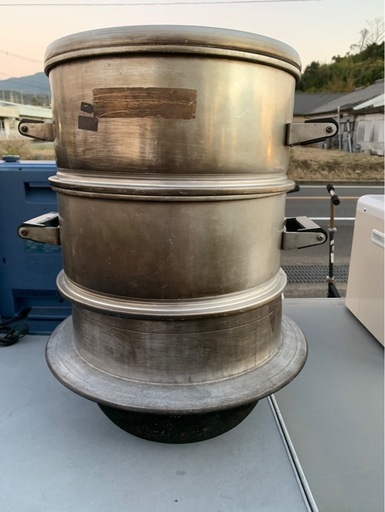 アルミ2段蒸し器