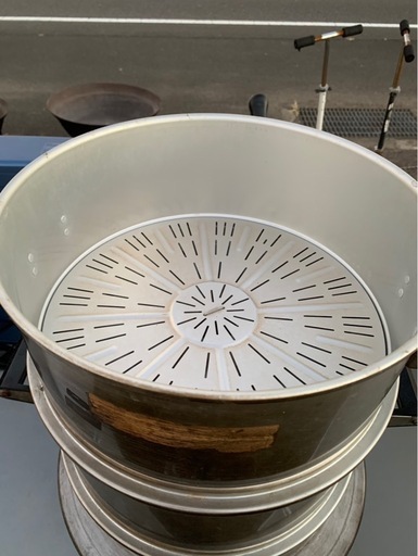 アルミ2段蒸し器