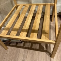 IKEA　サイドテーブル「NESNA（ネスナ）」ガラスの画像