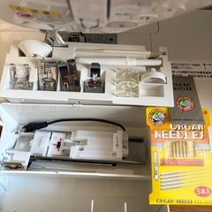 JUKIミシンHZL-EX7新品上位モデル ワイドテーブル付き自宅保管品の画像